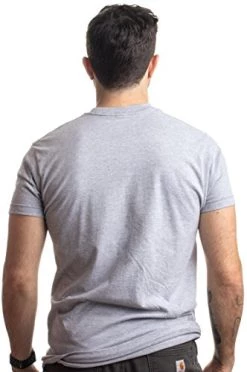 Too Old To Be Embarassed | Funny Guys Gifts Fof For Dad Grandpa Rule Man T-Shirt-(Adult,L) Grey