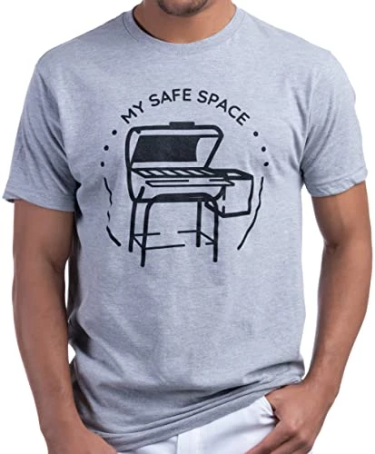 My (BBQ Grill) Safe Space | Funny Dad Grandpa Grilling Meat Humor T-Shirt Joke For Men - (Adult,XL) 2 My (BBQ Grill) Safe Space | Funny Dad Grandpa Grilling Meat Humor T-Shirt Joke For Men - (Adult,XL)