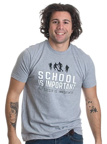 School Is Important But Soccer Is Importanter | Funny Sports Unisex T-Shirt 4 School Is Important But Soccer Is Importanter | Funny Sports Unisex T-Shirt - Image 2