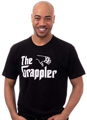 The Grappler | Funny Wrestling Grappling BJJ Jiu Jitsu Judo Sambo Jiujitsu Joke T-Shirt For Men Women-(Adult,M) Black 3 The Grappler | Funny Wrestling Grappling BJJ Jiu Jitsu Judo Sambo Jiujitsu Joke T-Shirt For Men Women-(Adult,M) Black - Image 2