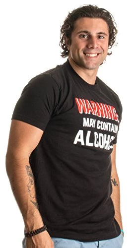 Warning: May Contain Alcohol | Funny Beer Concert Party Bar Humor Unisex T-Shirt 4 Warning: May Contain Alcohol | Funny Beer Concert Party Bar Humor Unisex T-Shirt - Image 2