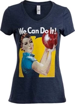 Rosie The Bowler | Funny Bowling Ball Team Uniform Fun V-Neck T-Shirt For Women 11 Rosie The Bowler | Funny Bowling Ball Team Uniform Fun V-Neck T-Shirt For Women -T-Shirt Store 41zyQ9e NDL. AC