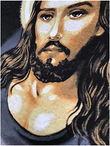 Hallowed Be Thy Gains | Funny Muscle Jesus Weight Lifting Work Out Humor T-Shirt 4 Hallowed Be Thy Gains | Funny Muscle Jesus Weight Lifting Work Out Humor T-Shirt - Image 2