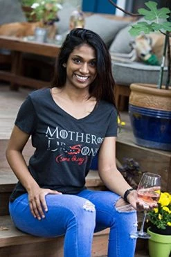 Mother Of Dragons (er, Sons - Same Thing) | Funny Mommy Ladies' V-Neck T-Shirt 9 Mother Of Dragons (er, Sons - Same Thing) | Funny Mommy Ladies' V-Neck T-Shirt -T-Shirt Store 51O41hnUZsL