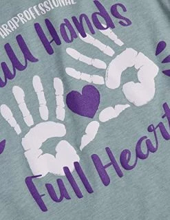 Paraprofessional: Full Hands, Full Hearts | Parapro Educator School Teacher Para-Pro V-Neck T-Shirt Top For Women-(Vneck,2XL) -T-Shirt Store 51jWYAmFhyL