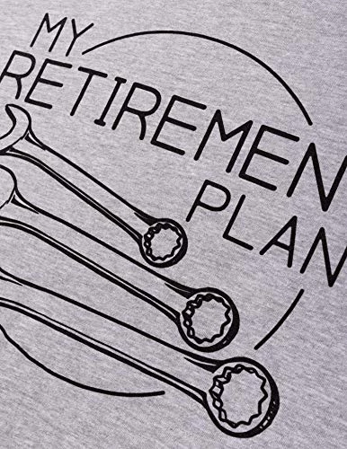 My (Mechanic) Retirement Plan | Funny Car Wrench Auto Racing Retiree T-Shirt-(Adult,M) 6 My (Mechanic) Retirement Plan | Funny Car Wrench Auto Racing Retiree T-Shirt-(Adult,M) - Image 4